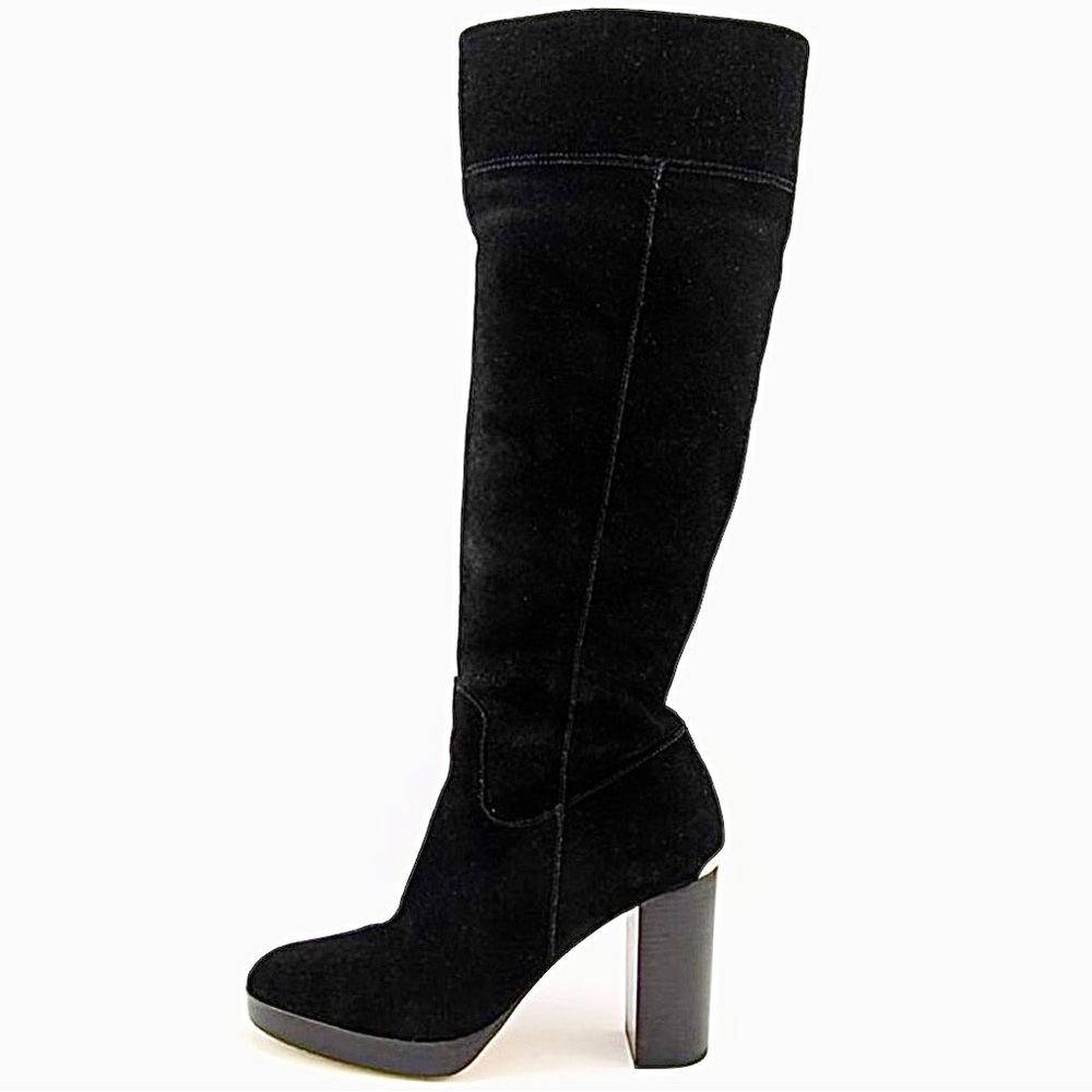 Sexy MICHAEL Michael KORS Regina Suede Platform Knee High Boots MMK 11 - Picture 4 of 16